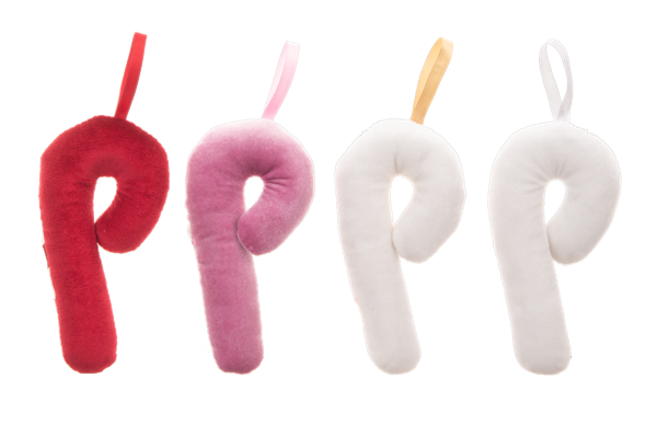 5.5"  Stuffed Candy Cane Ornament