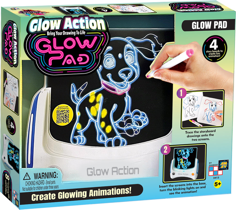 Glow Action - Glow Pad - drawing pad