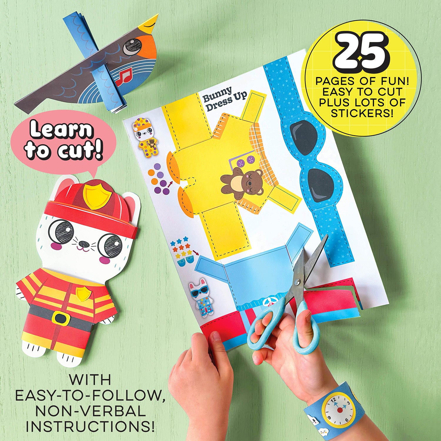 iHeartArt Jr Art on the Go! Cut & Create Activity Pad