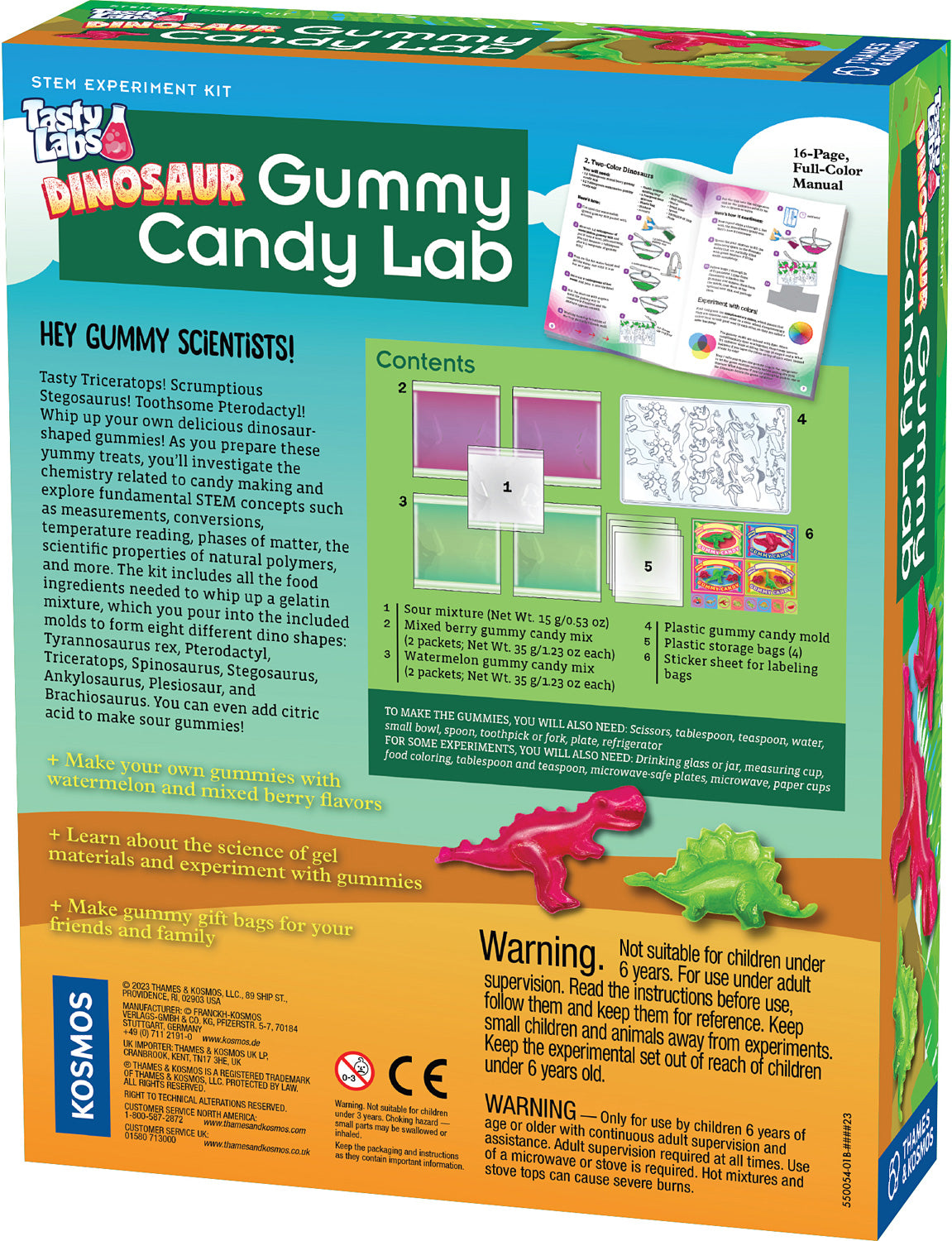 Tasty Labs: Dinosaur Gummy Candy Lab