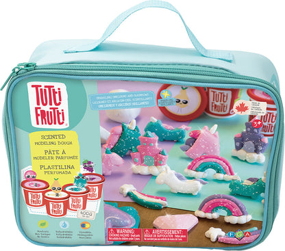 Tutti Frutti Dough Kit - Sparkling Unicorns & Rainbows Lunchbag