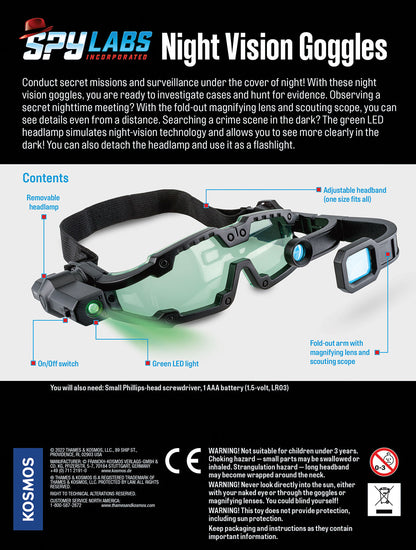 Spy Labs Night Vision Goggles