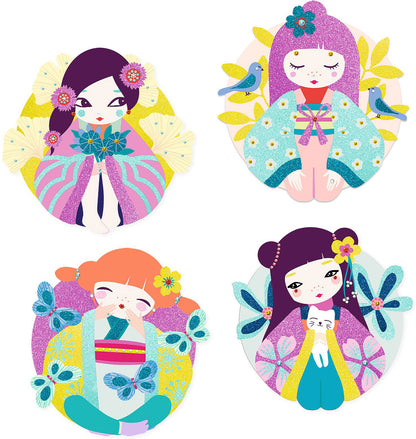 Onnanoko Glitter & Gem Boards Kit