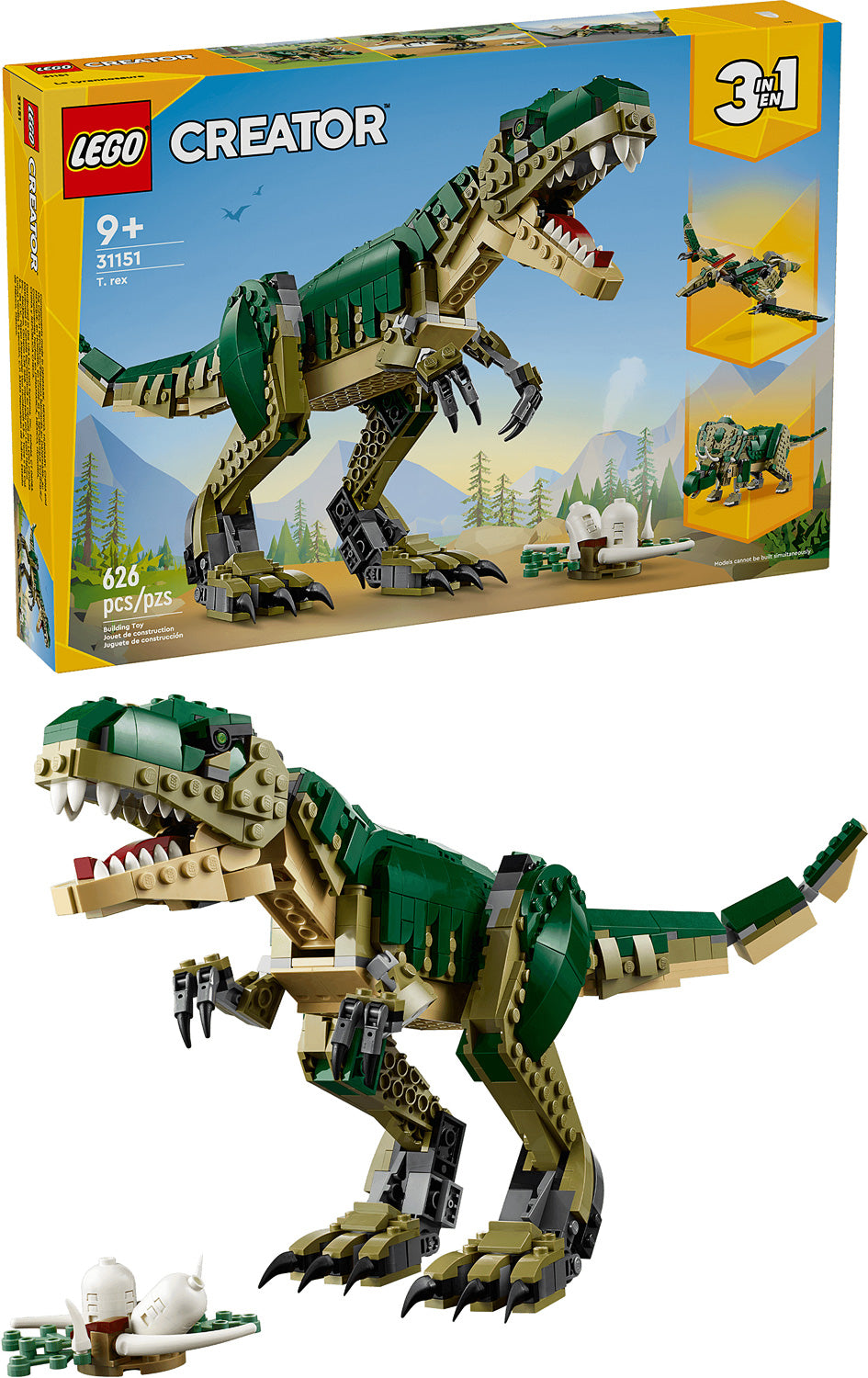 LEGO CREATOR 3-in-1 T. rex