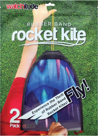 Rubber Band Rocket Kite - 2 pk