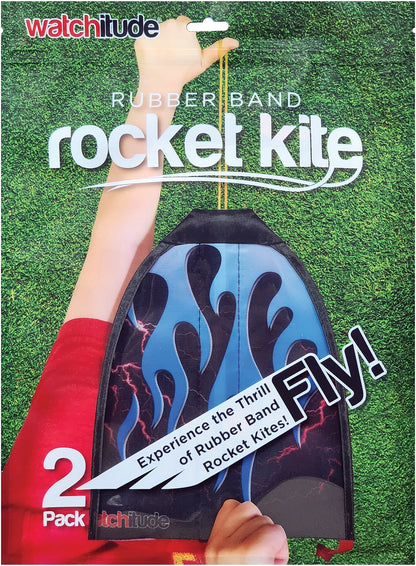 Rubber Band Rocket Kite - 2 pk