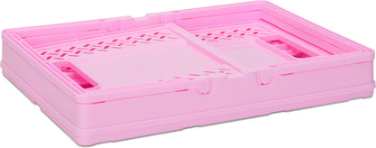 Pink Foldable Storage Crate Large