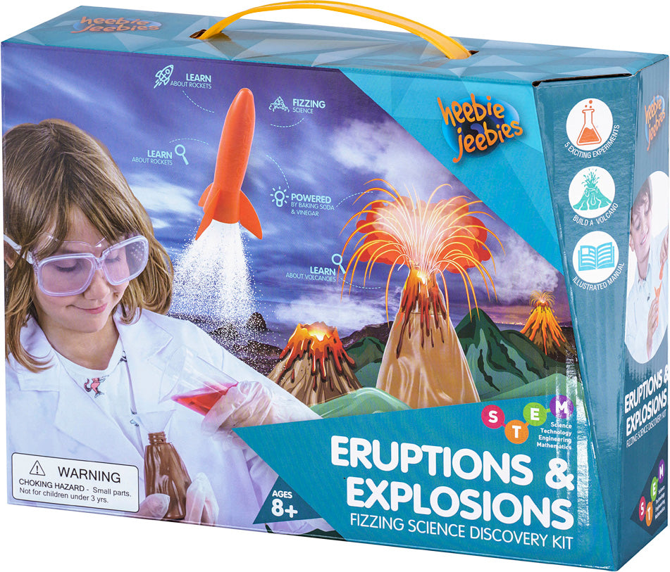 Eruptions & Explosions Fizzing Science Discovery Kit