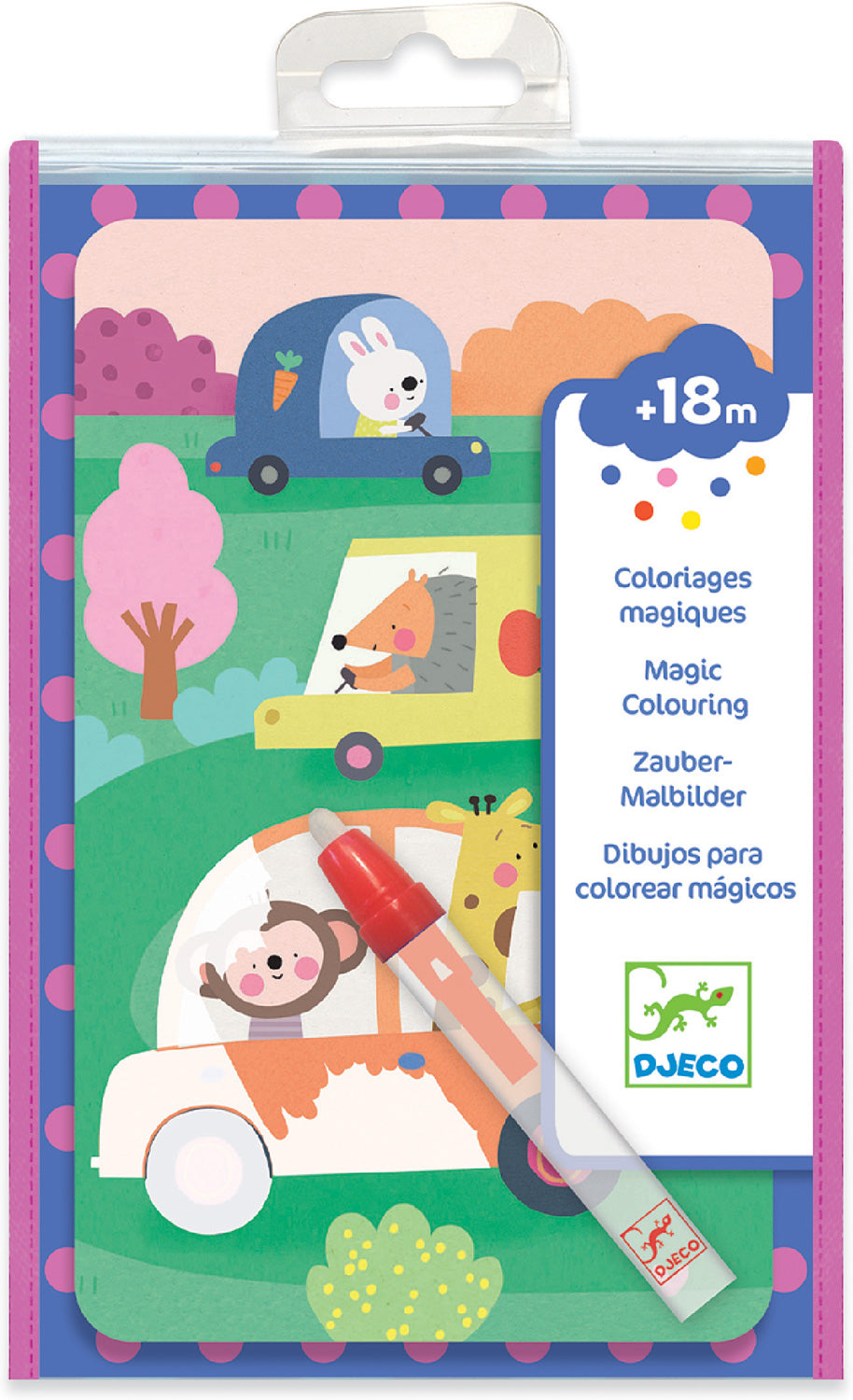 On the Road Magic Colouring