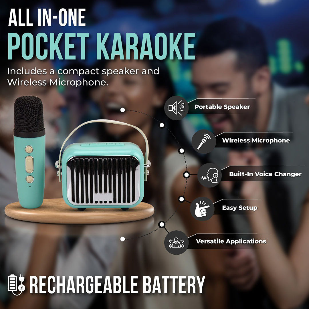 Teal Pocket Karaoke