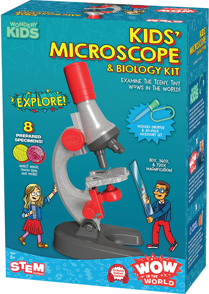 Wow in the World: Kids' Microscope and Biology Kit