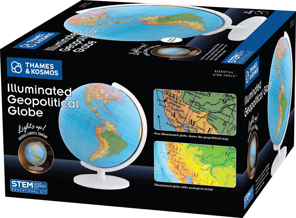 The Thames & Kosmos Illuminated Geopolitical Globe