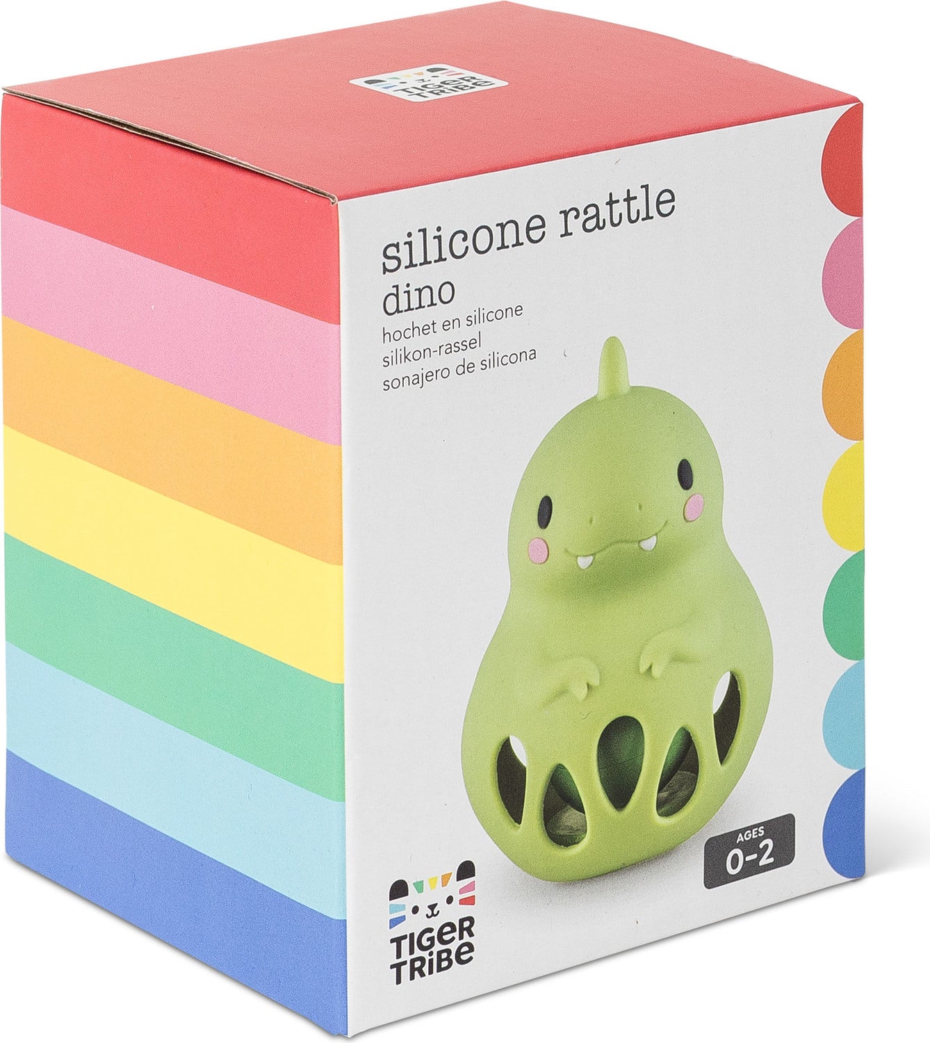 Silicone Rattle - Dino