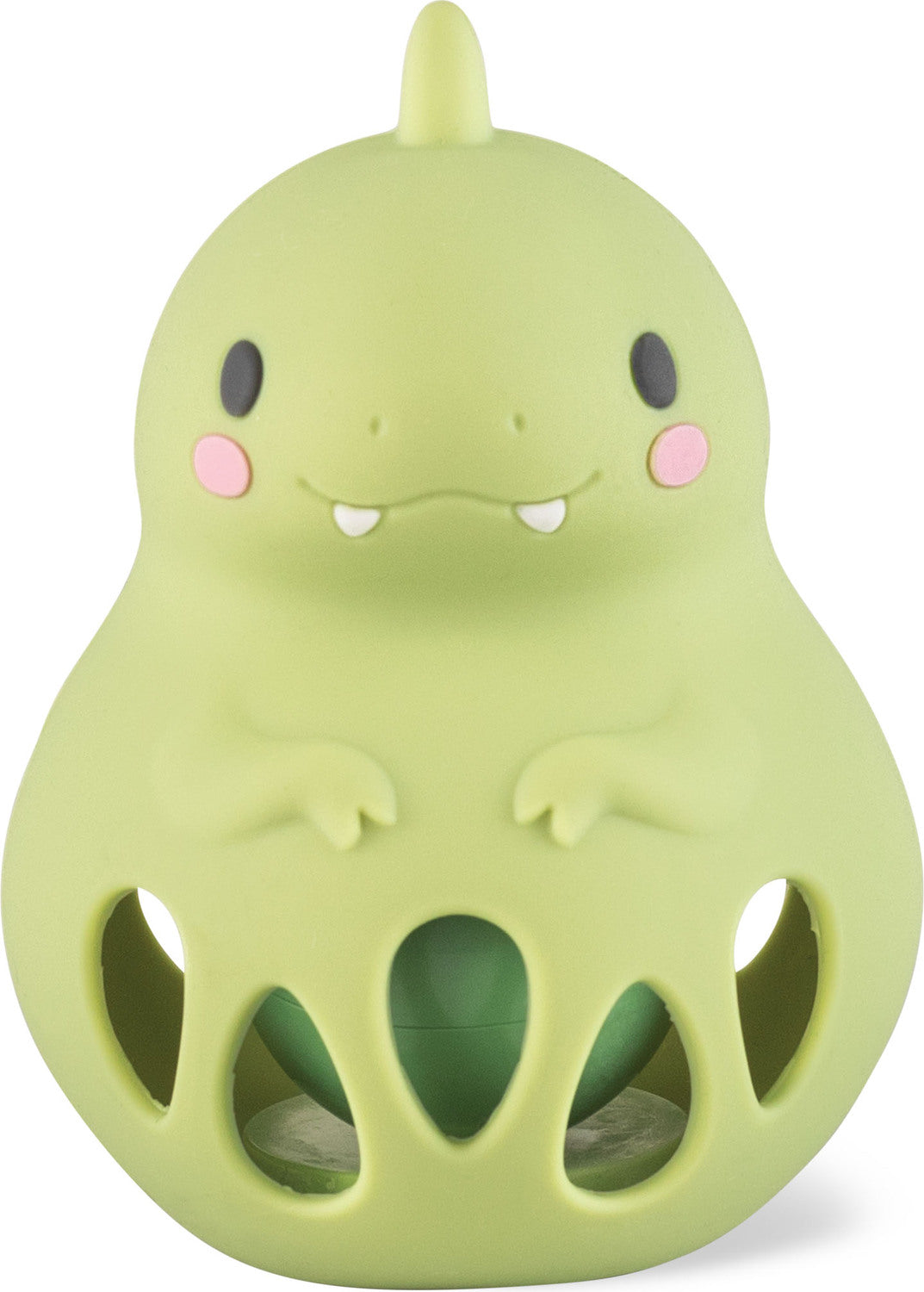Silicone Rattle - Dino