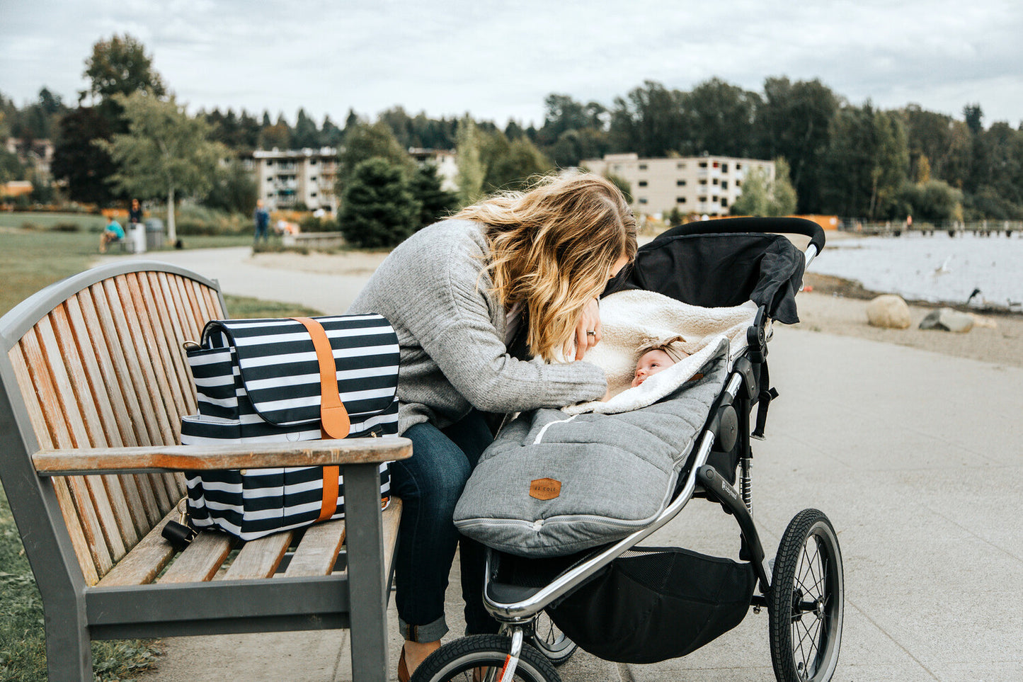 Heathered Grey Urban Bundleme – Infant