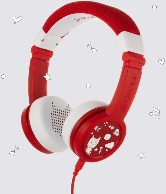 Headphones  Red