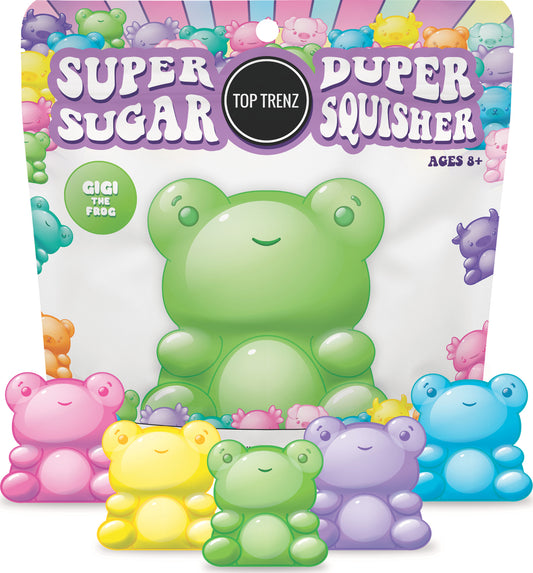 Super Duper Sugar Squisher - Frog (assorted)