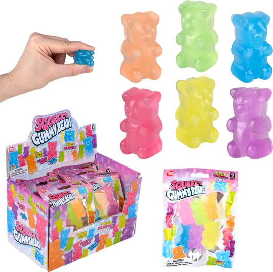 1.5" Squeezy Yummy Bear (sold individually)