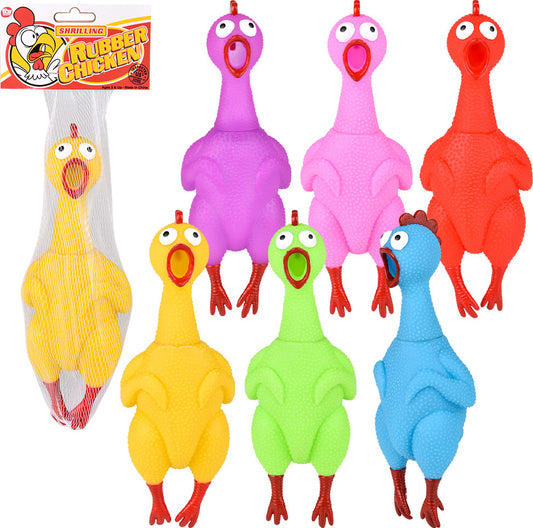 9.5" Rubber Sound Chicken