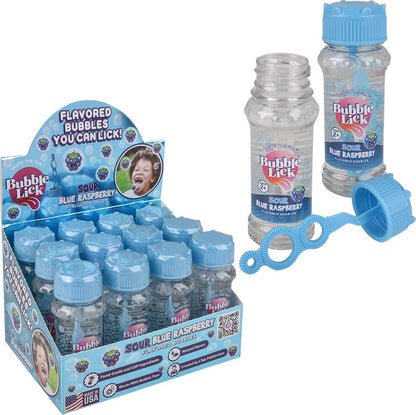 Bubblelick Sour Blue Raspberry Bubbles