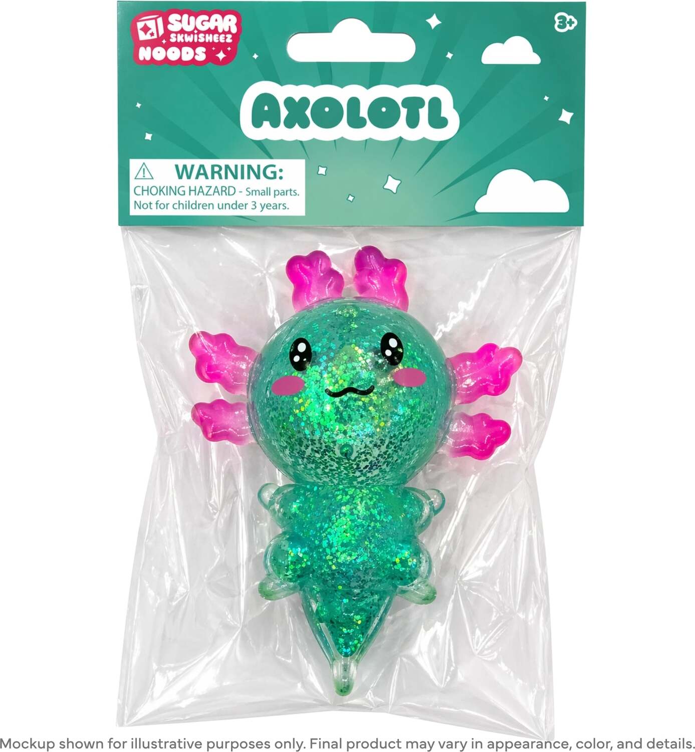 Sugar Skwisheez Noods Axolotl (assorted)