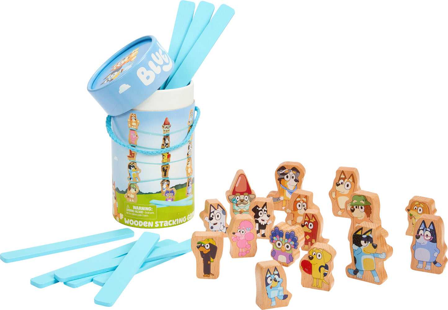 Bluey Wooden Stacking Game