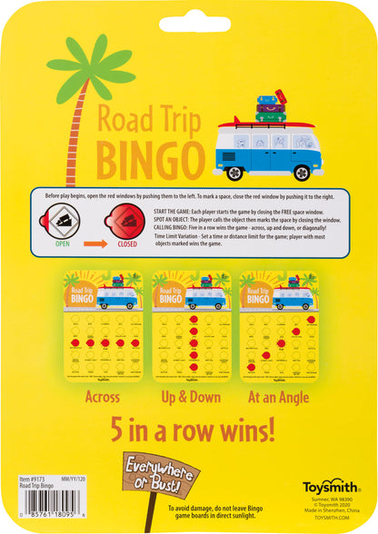Road Trip Bingo
