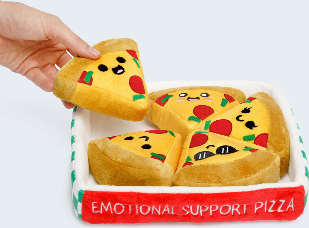 Emotional Support Pizza — Plush Pizza by Emotional Support Plushies