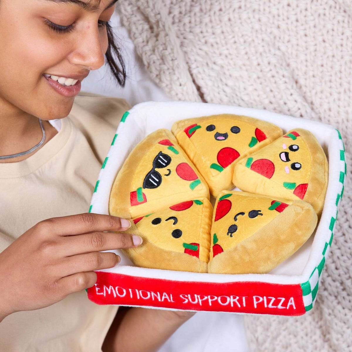 Emotional Support Pizza — Plush Pizza by Emotional Support Plushies