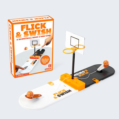 Flick & Swish Basketball Game  -  A Mini Hoops Showdown for All Ages