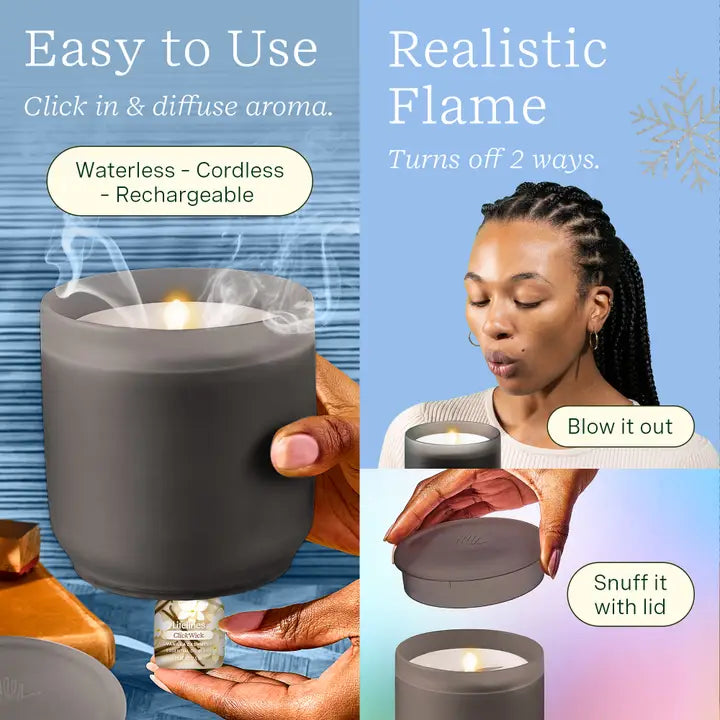 Flameless Candle Diffuser - Winter Edition