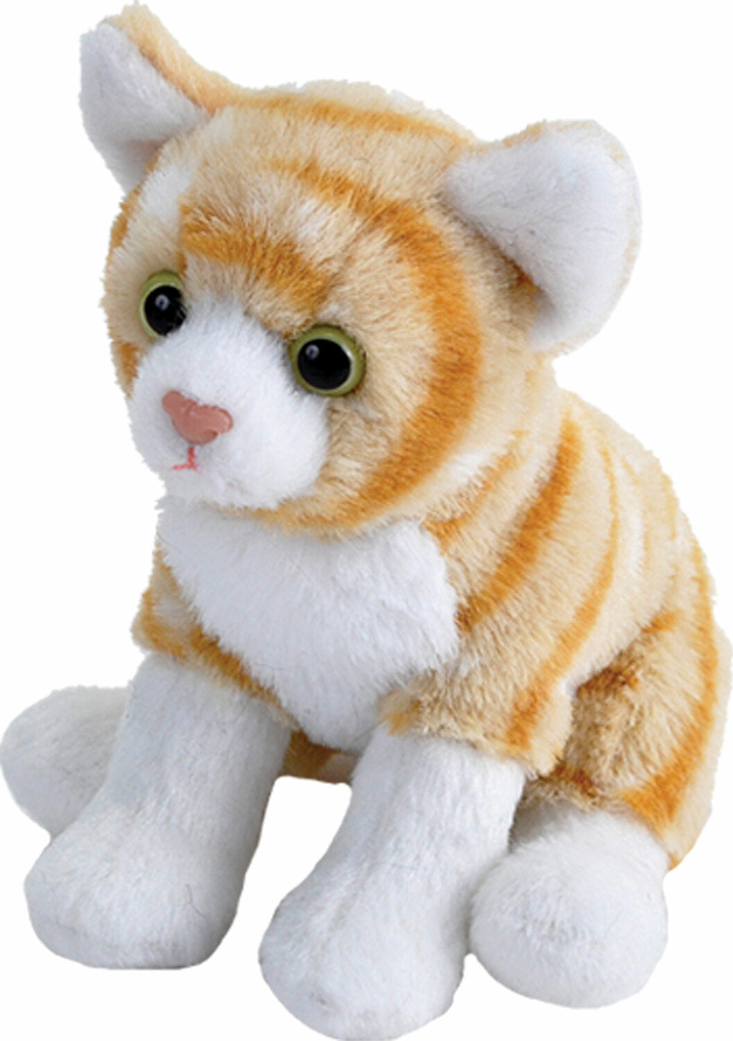 Pocketkins Eco Orange Tabby Cat Stuffed Animal - 5"